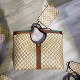 WOMEN BAGS - Gucci Giglio GG Canvas Tote