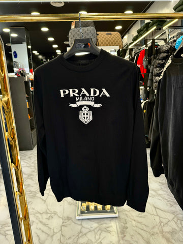 PRADA - ΜΑΥΡΟ ΠΛΕΚΤΟ HIGH QUALITY