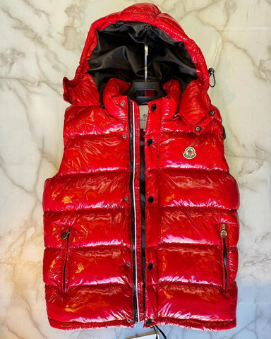 Moncler Αμανικο Μπουφάν Κόκκινο