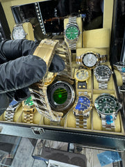 Rolex Submariner Χρυσό Μπρασελέ με Μαύρη Πλάκα