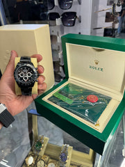 Rolex Daytona Μαυρο με Μαύρη  Πλάκα