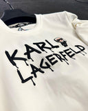 Karl Lagerfeld Λευκό Φουτερ High Quality